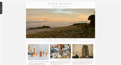 Desktop Screenshot of gretakenyon.com